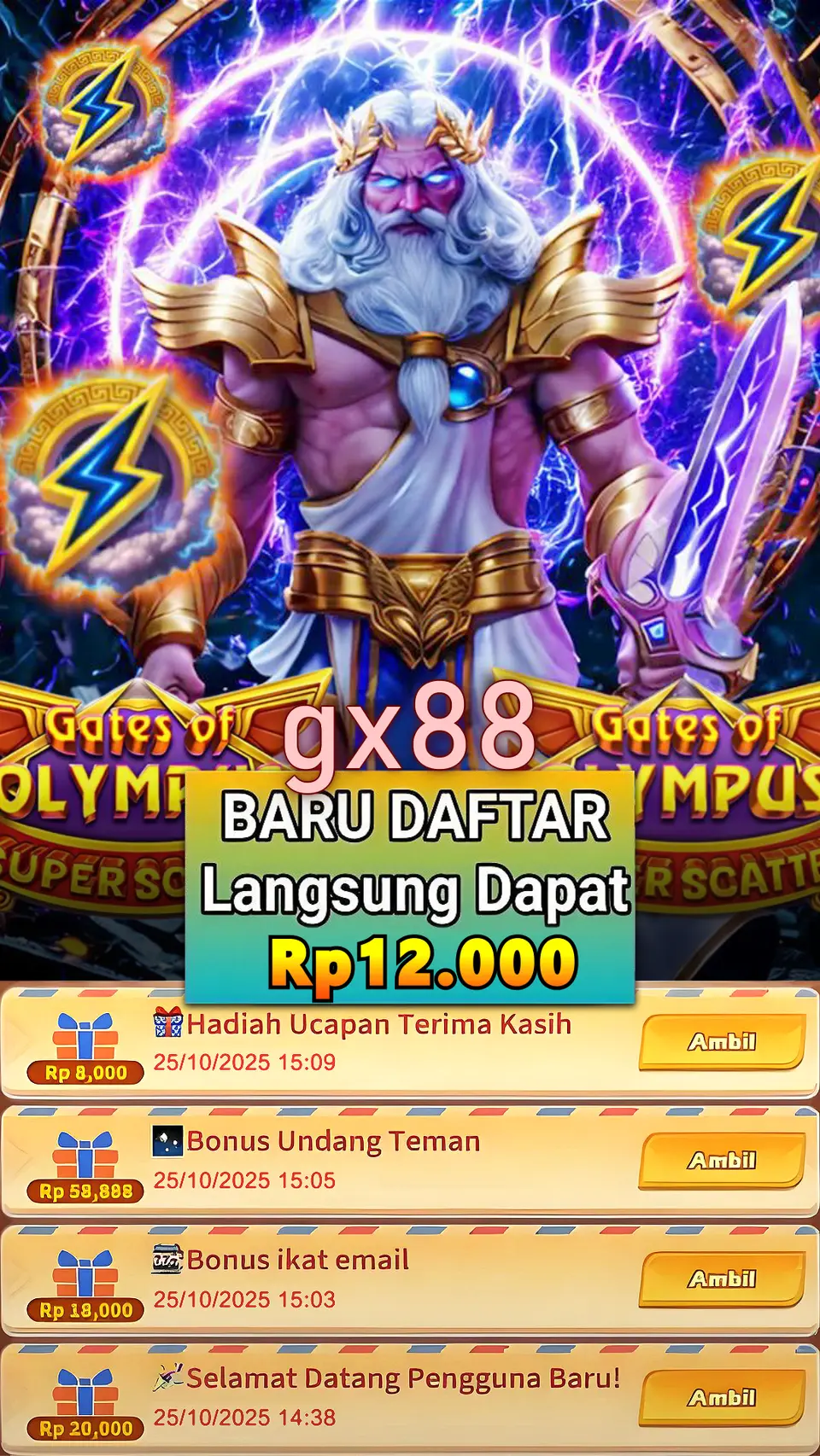 gx88 Masuk